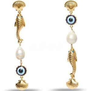 Brand New. $225 Lele Sadoughi Earrings